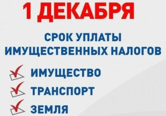 уфнс России по Смоленской области напоминает о сроке уплаты физическими лицами имущественных налогов и налога на доходы физических лиц, не удержанного налоговым агентом - фото - 1