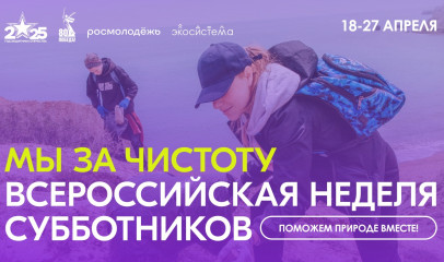 мы за чистоту. Всероссийская неделя субботников - фото - 1