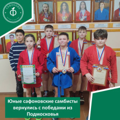 юные сафоновские самбисты вернулись с победами из Подмосковья - фото - 1