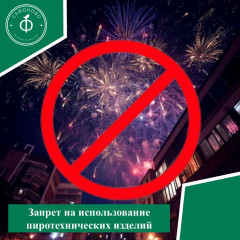о временном запрете на использование (применение) гражданами и организациями пиротехнических изделий II и III класса опасности с 26.12.2025 года по 31.01.2026 года - фото - 1